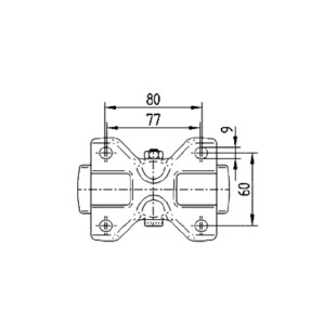 ROULETTE FIXE Ø 100MM