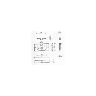 SERRURE AUBERONNIERE DE COFFRET