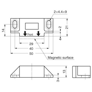 LOQUETEAU MAGNETIQUE HERMETIQUE