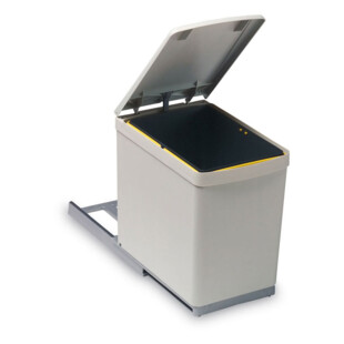 POUBELLE COULISSANTE 16L 1 SEAU