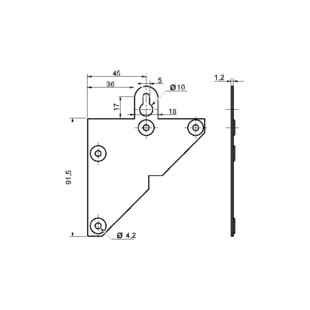 ATTACHE TRIANGULAIRE