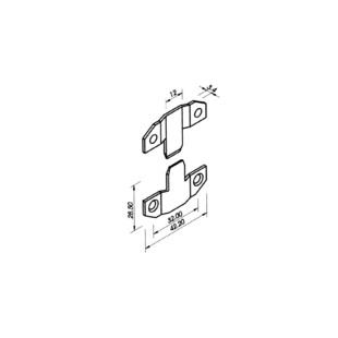 FERRURE D'ASSEMBLAGE EA 32MM
