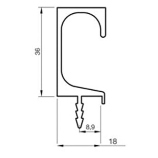 POIGNEE VILNI ANODISE