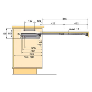 FERRURE DE TABLE ESCAMOTABLE TOPFLEX