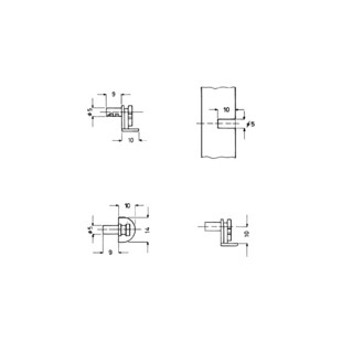 SUPPORT A TOURILLON EXCENTRIQUE