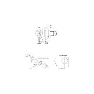 SERRURE POUR PORTES BATTANTES EN VERRE