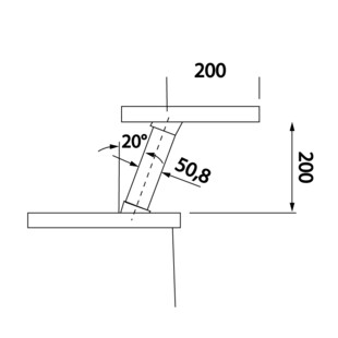 CONSOLE DE BAR INCLINEE