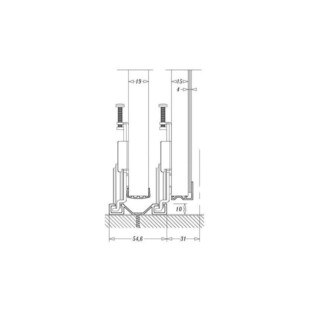 GALET DE ROULEMENT BAS