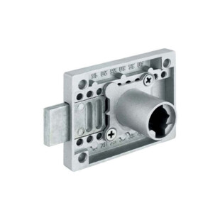 SERRURE A PLAQUER AXE REGLABLE ZAMAC