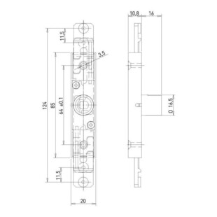 SERRURE HAUTE ET BASSE