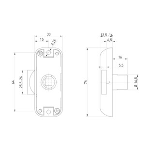 SERRURE ESPAGNOLETTE