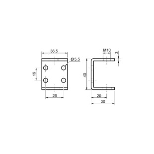VERIN AVEC VIS MONTEE