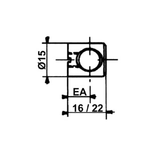 ECROU CYLINDRIQUE Ø15