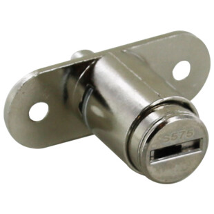 SERRURE A POUSSOIR AVEC BARILLET