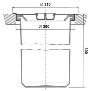 POUBELLE DE PLAN DE TRAVAIL