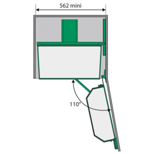 ARMOIRE COULISSANTE ET PIVOTANTE TANDEM