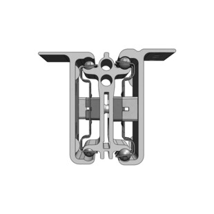 COULISSE ALUMINIUM BOUT DE TABLE