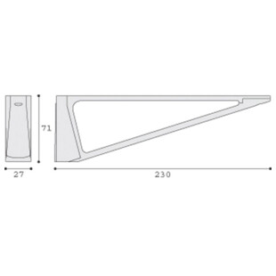 SUPPORT TABLETTE BOIS