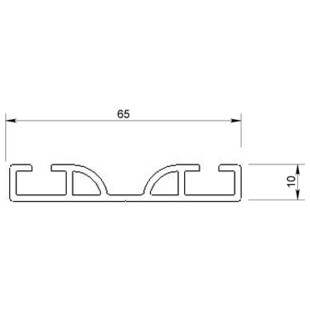 RAIL BAS PVC INNOV'LINE