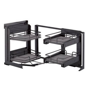 FERRURE D'ANGLE SMART CORNER EXTRACTIBLE ANTHRACITE