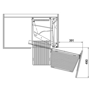 FERRURE D'ANGLE SMART CORNER EXTRACTIBLE ANTHRACITE