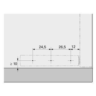 LOQUETEAU POUSSE LACHE SUR EMBASE