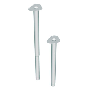 PIED DE TABLE METALLIQUE REGLABLE Ø50