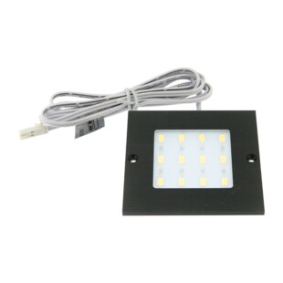 SPOT LED CARRE 12V EXTRA-PLAT
