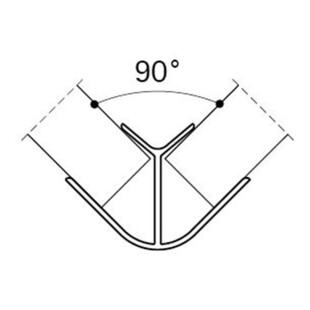 JONCTION D’ANGLE 90 ALUMINIUM