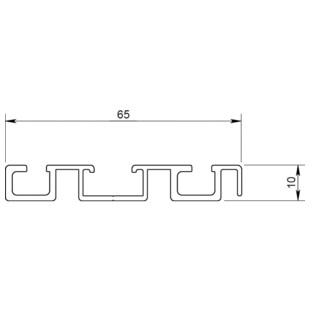 PROFIL DE ROULEMENT BAS 65