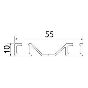 PROFIL DE ROULEMENT BAS 55 PRO’LINE