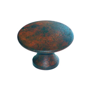 BOUTON LENTILLE FER ROUILLE