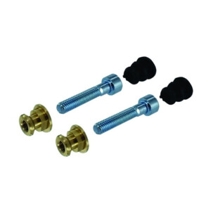 FIXATION POUR POIGNEE ALUMINIUM DROITE SIMPLE TRAVERSANTE