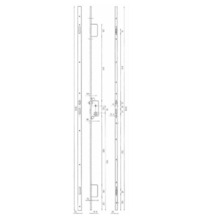 SERRURE A LARDER 3 POINTS 725400