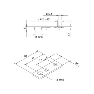 GUIDE TRINGLE GACHE SEMI FIXE