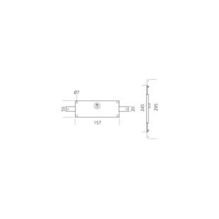 SERRURE POUR RIDEAU METALLIQUE