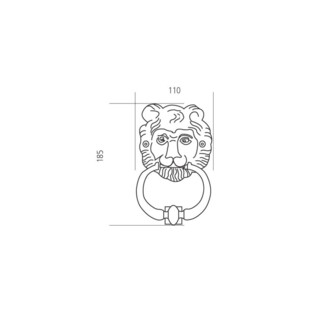 HEURTOIR TETE DE LION