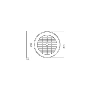 GRILLE CLASSIQUE RONDE A VISSER