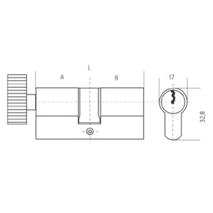 CYLINDRE A BOUTON RX