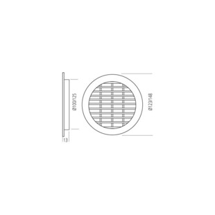 GRILLE RONDE TUYAUX