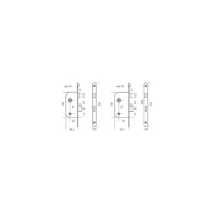 SERRURE A LARDER A CONDAMNATION MONOMAX NF