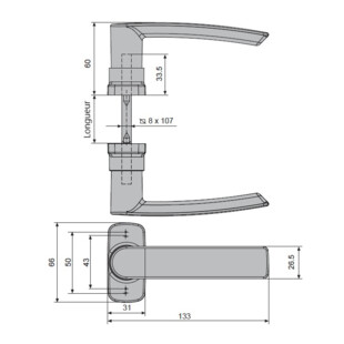 BEQUILLE DOUBLE HERA
