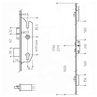 SERRURE AUTOMATIQUE 835 DUOSECURE