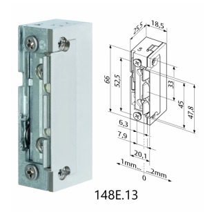 GÂCHE ÉLECTRIQUE PROFIX 2 ÉMISSION AVEC CONTACT STATIONNAIRE