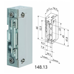 GÂCHE ÉLECTRIQUE PROFIX 2 ÉMISSION AVEC CONTACT STATIONNAIRE