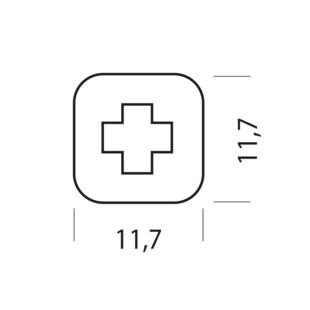 TRINGLE CREMONE 2 X 1250MM