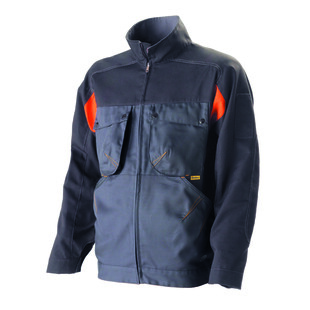 BLOUSON G ROK GRIS CARBONE/ORANGE