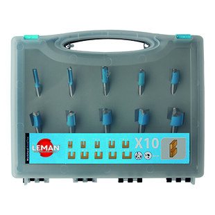 MECHE A RAINER CARBURE Ø8 A 25 QUEUE 8 MM (COFFRET DE 10)