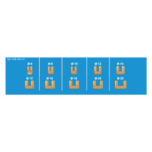 MECHE A RAINER CARBURE Ø8 A 25 QUEUE 8 MM (COFFRET DE 10)