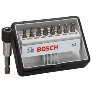 COFFRET DE 8+1 EMBOUTS DE VISSAGE ROBUST LINE S PZ